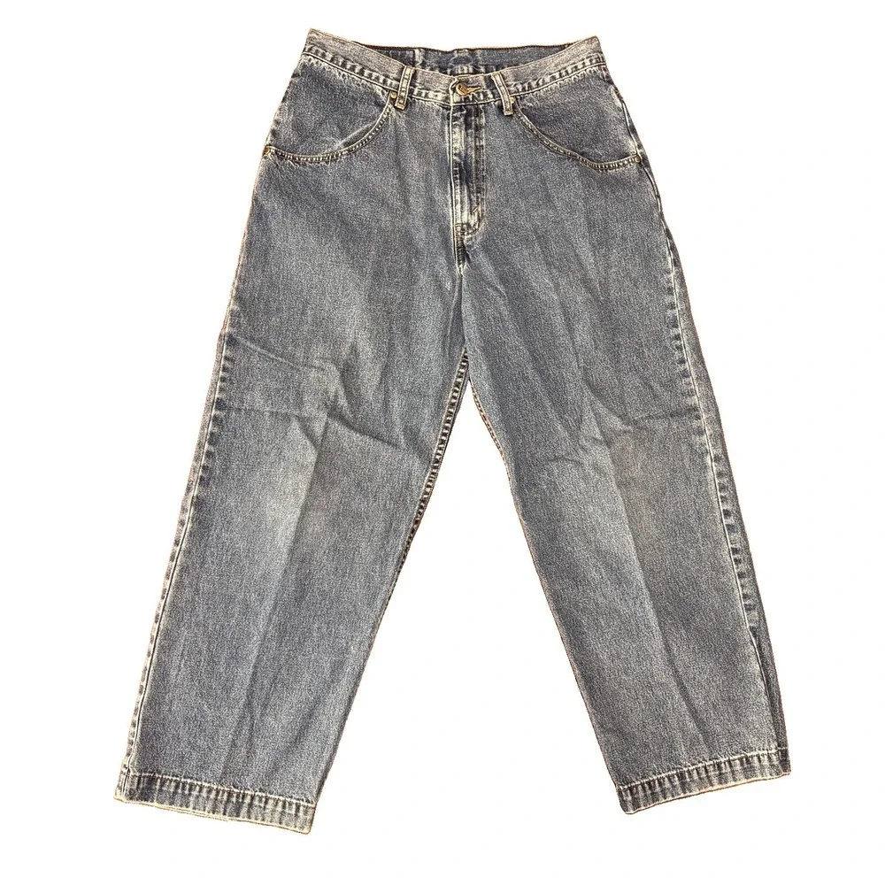 Vintage Levis L2 Jeans Men 32x30 Blue Baggy Relaxed Straight Denim Y2K